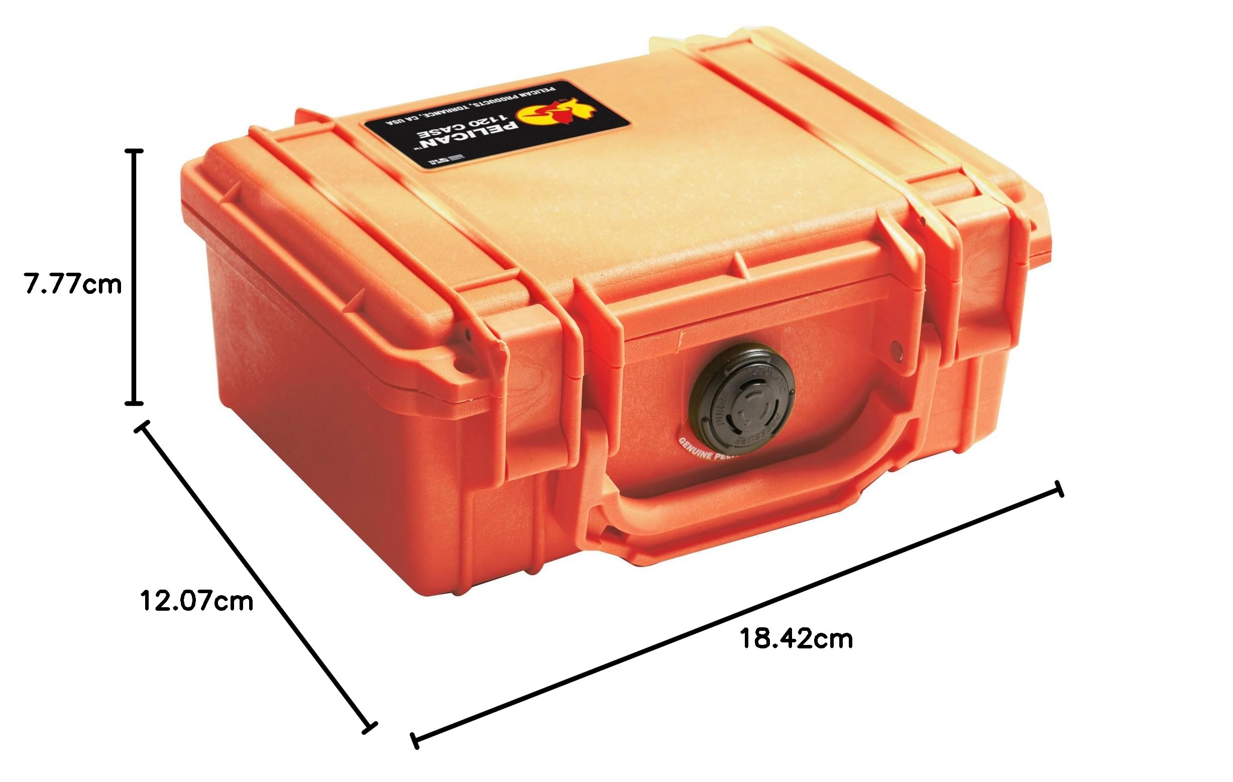 Amazon.co.jp: PELICAN ハードケース 1120 1.7L オレンジ 1120
